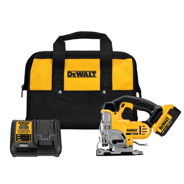 20-Volt Max Variable Speed Keyless Cordless Jigsaw (Charger Included and Battery Included)