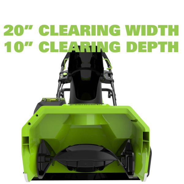 40V 20-inch Brushless Snow Thrower, Battery Not Included, 2601102 - Image 7