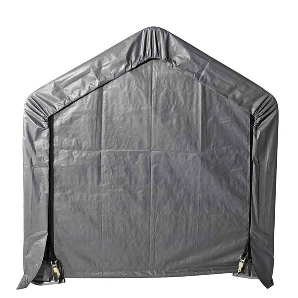 ShelterLogic 6-ft x 6-ft Canopy Storage Galvanized Steel Storage Shed - Image 7