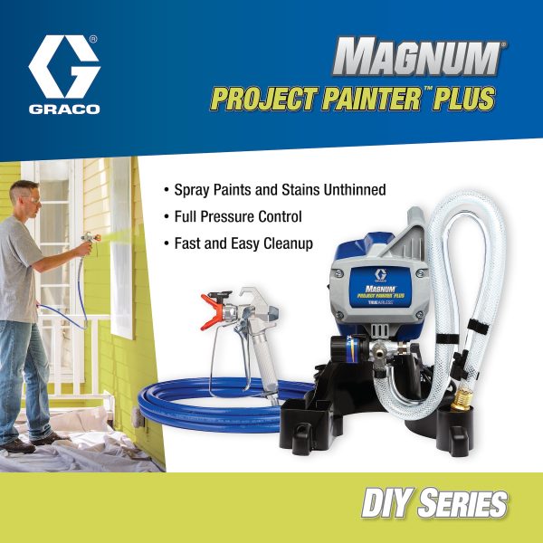 Graco Magnum Project Painter Plus Electric Stationary Airless Paint Sprayer - Image 7