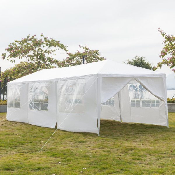 Zimtown 10x30ft Party Patio Tent Canopy Gazebo Pavilion Event Canopies(8 sides) - Image 6