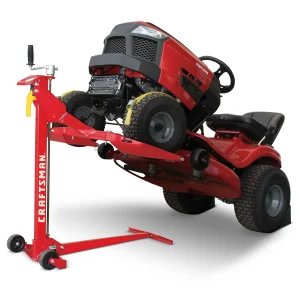 Lift for Riding Mower   Front-Load Capacity of 500 lbs, 24-in Height, Compatible with Most Garden Tractors and ZTR Mowers