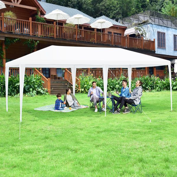 10 x20  Canopy Tent Heavy Duty Wedding Party Tent 6 Sidewalls W/Carry Bag - Image 4