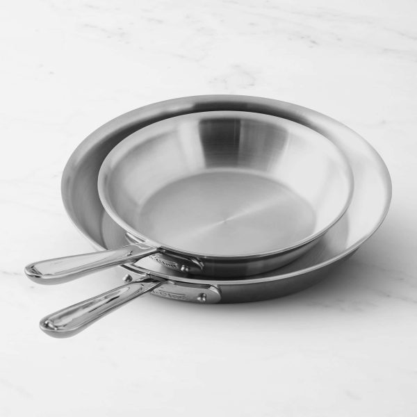 d5 Stainless-Steel Deep Skillet Set