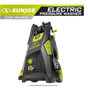Sun Joe SPX3501 2300 Max PSI 1.48 GPM Brushless Induction Electric Pressure Washer with Hose Reel