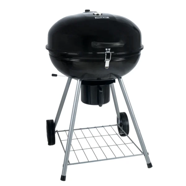 Mr. Bar-B-Q 22.17-in W Black/Porcelain Kettle Charcoal Grill - Image 10