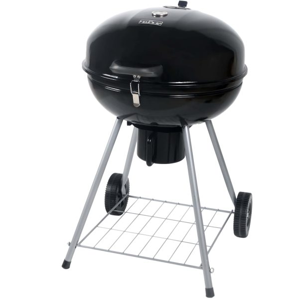 Mr. Bar-B-Q 22.17-in W Black/Porcelain Kettle Charcoal Grill - Image 2