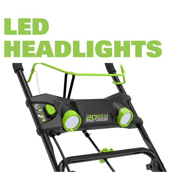 40V 20-inch Brushless Snow Thrower, Battery Not Included, 2601102 - Image 9
