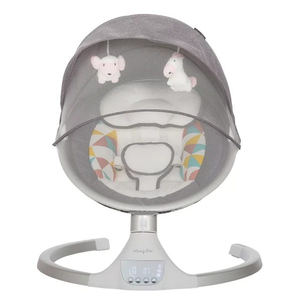 Zazu Cradling Swing by , Grey and Pink - Image 5