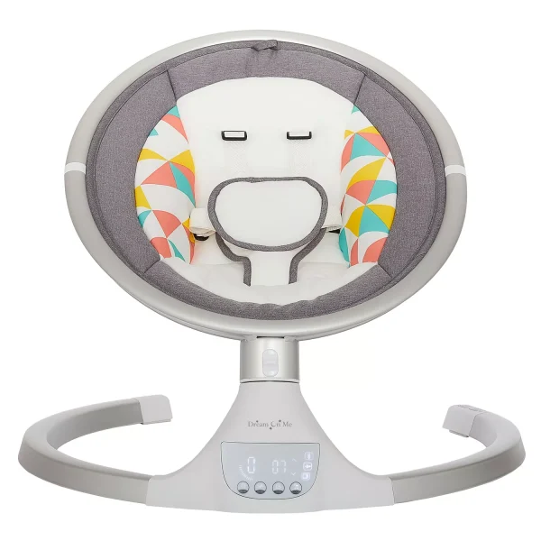 Zazu Cradling Swing by , Grey and Pink - Image 4