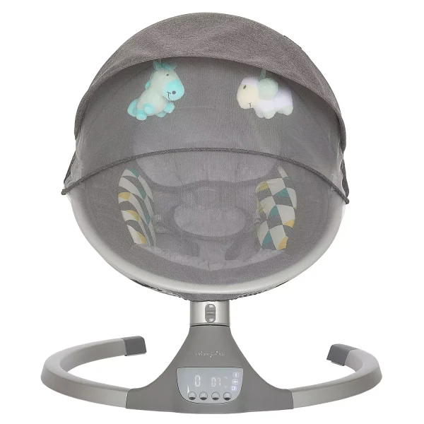 Zazu Cradling Swing by , Grey and Blue - Image 5
