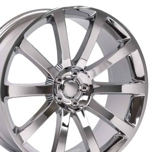 20 9 Wheel Fits Dodge, Chrysler   300 SRT Style Chrome Rim, Hollander 2253   SET