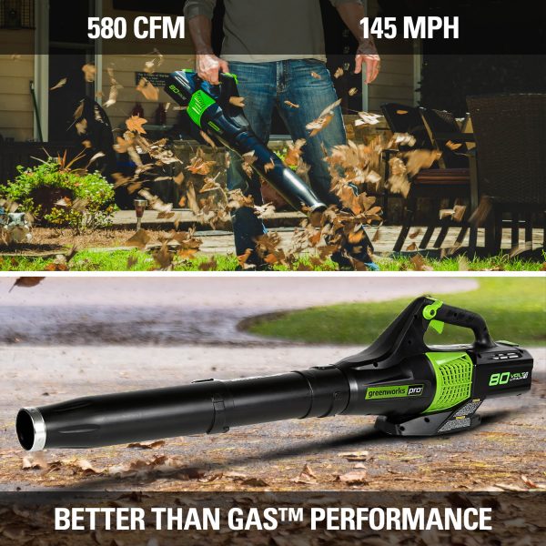 PRO 80V Brushless Leaf Blower W/2.5 Ah Battery, 2404602 - Image 5