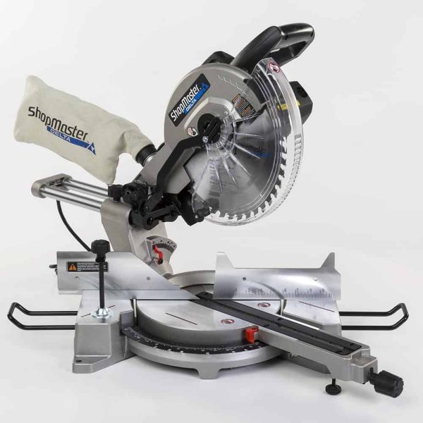 DELTA ShopMaster 12-in 15-Amp Single Bevel Sliding Compound Corded Miter Saw with Laser Guide