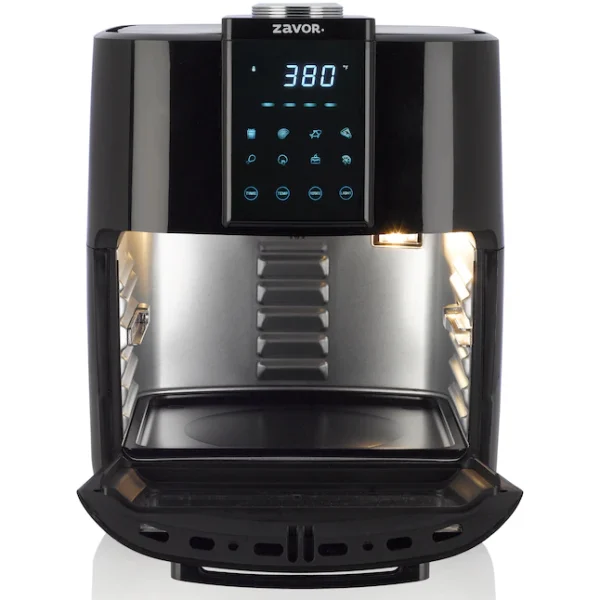Zavor Crunch All-in-One 12.7Qt Air Fryer Oven   Dehydrator with Rotisserie   Racks | Large Capacity for Optimal Air Circulation, Accessories   Recipe eBook, Black (ZSEAF22) - Image 3