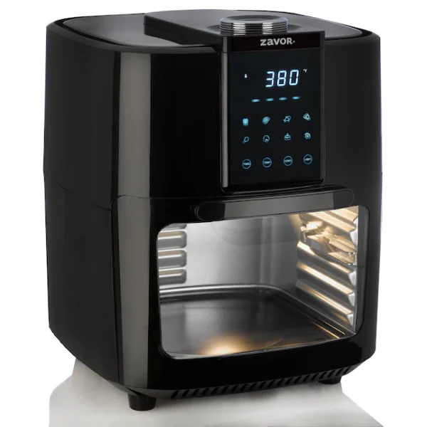 Zavor Crunch All-in-One 12.7Qt Air Fryer Oven   Dehydrator with Rotisserie   Racks | Large Capacity for Optimal Air Circulation, Accessories   Recipe eBook, Black (ZSEAF22) - Image 5