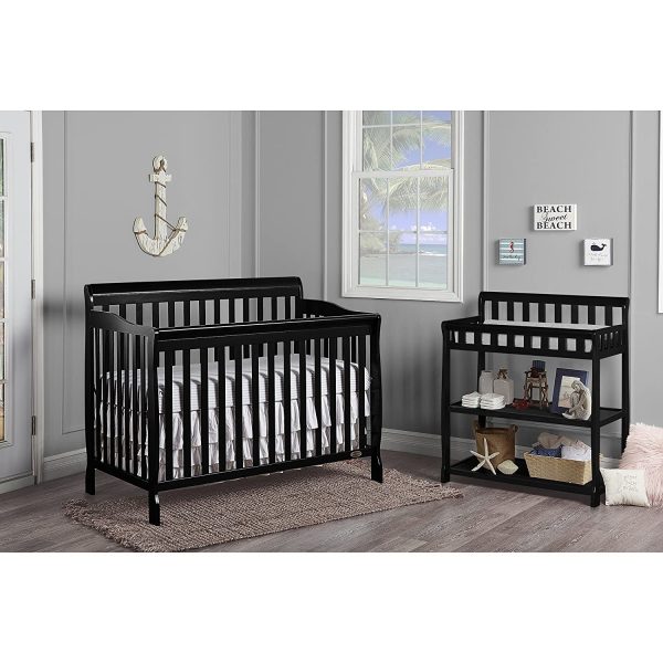 Ashton Changing Table, Black , 34x20x40 Inch - Image 2