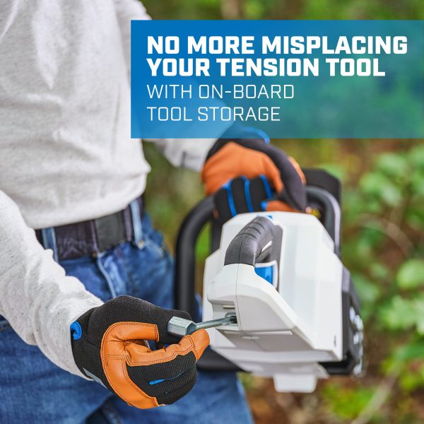 40-Volt Cordless Brushless 14-inch Chainsaw Kit (1) 4.0Ah Lithium-Ion Battery - Image 6