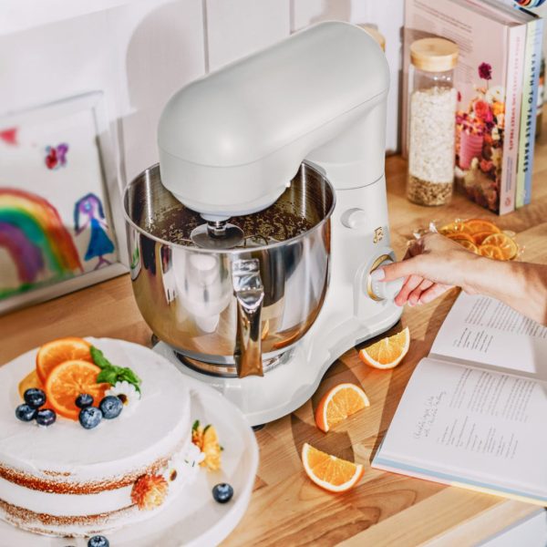 Beautiful 5.3QT Capacity Lightweight   Powerful Tilt-Head Stand Mixer, White Icing by Drew Barrymore - Image 11