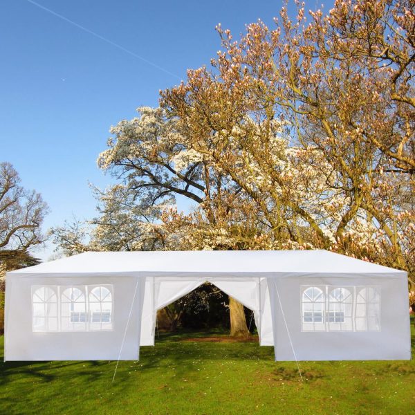 Zimtown 10x30ft Party Patio Tent Canopy Gazebo Pavilion Event Canopies(8 sides) - Image 8