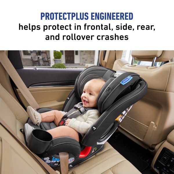 True3Fit LX 3-in-1 Car Seat, Fits 3 Car Seats Across, Bates - Image 5