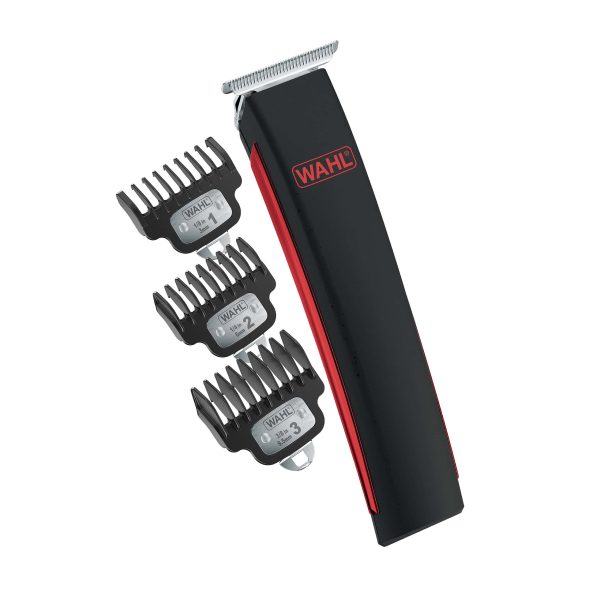 Wahl Edge Pro Lithium-Ion Cordless Beard Trimmer with T-Blade17 pc Grooming Kit for Men   9895
