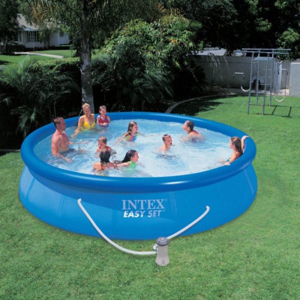 10’ x 30   Above Ground Inflatable Pool and Cartridge Filter Pump System - Image 9