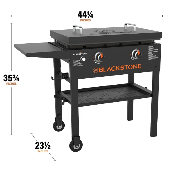 Original 2-Burner 28  Propane Omnivore Griddle with Hard Cover - Image 2