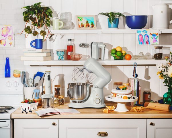 Beautiful 5.3QT Capacity Lightweight   Powerful Tilt-Head Stand Mixer, White Icing by Drew Barrymore - Image 12