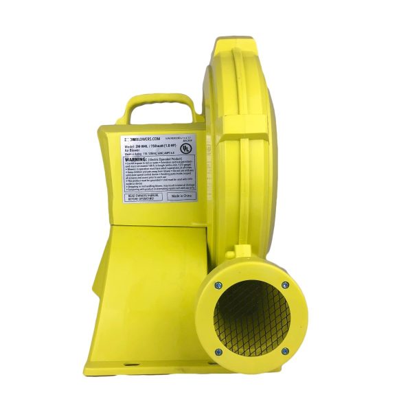 Zoom 1 HP Inflatable Bounce House Blower Air Pump Fan, W4L 750 Watt - Image 7