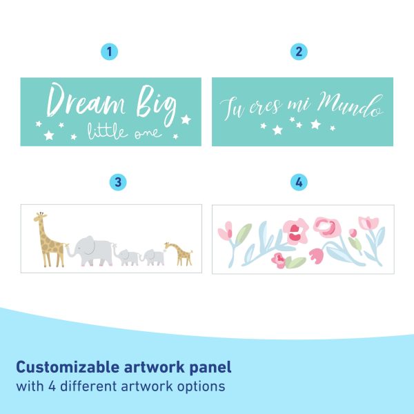 Story 5-in-1 Convertible Baby Crib with Drawer, Pebble Gray - Image 7