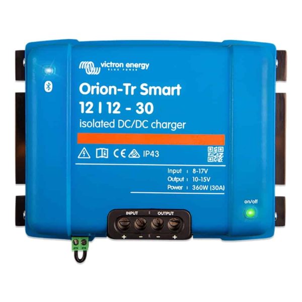 Victron Orion-TR Smart 12/12-30 30A   360W Isolated DC-DC Charger or Power Supply Isolated DC-DC Charger or Power Supply