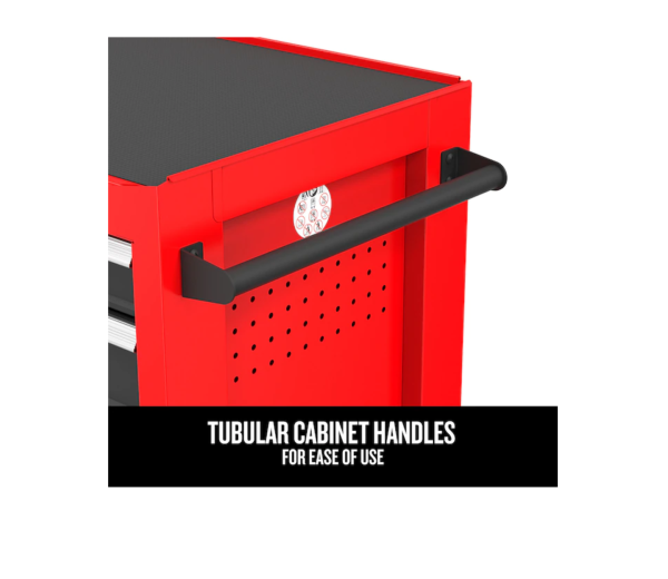 CMST98273RB 2000 Series 52-in W x 37.5-in H 10-Drawer Steel Rolling Tool Cabinet (Red) - Image 4