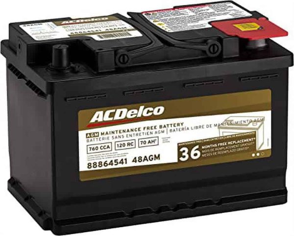 ACDelco AGM Automotive BCI Group 48 Battery 48AGM - Image 2