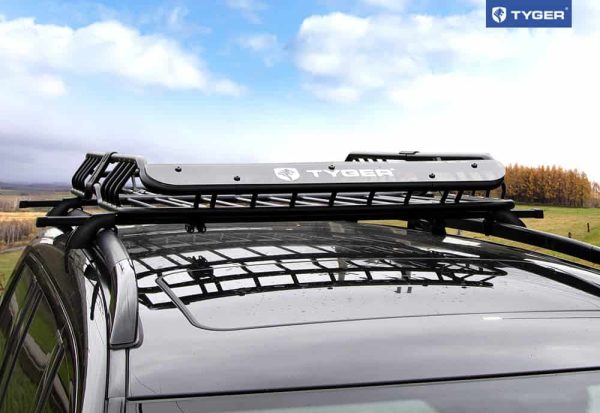 Tyger Auto TG-RK1B942B Heavy Duty Roof Mounted Cargo Basket Rack | L57.5  x W41.7  x H6.3 - Image 6