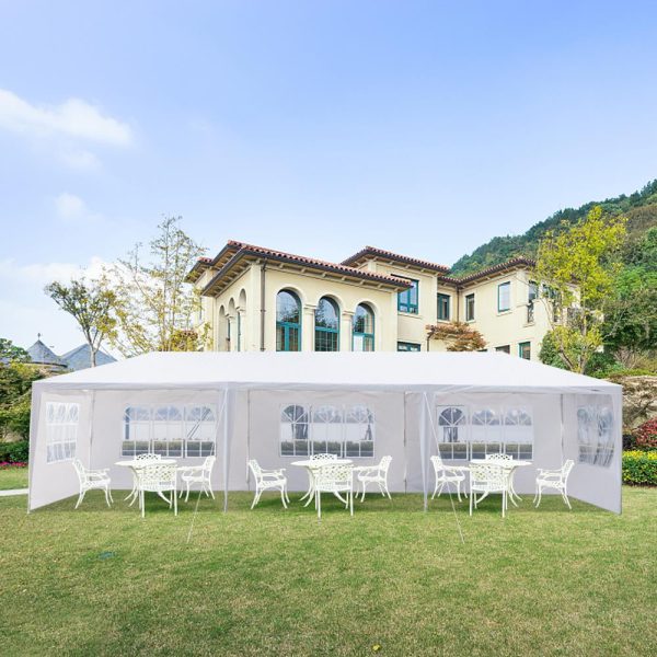 Zimtown 10 x30  Canopy install Gazebo Wedding Party Tent with Removable Sidewall Outdoor - Image 4