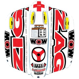 World of Watersports Zig Zag 2-Rider Towable Tube