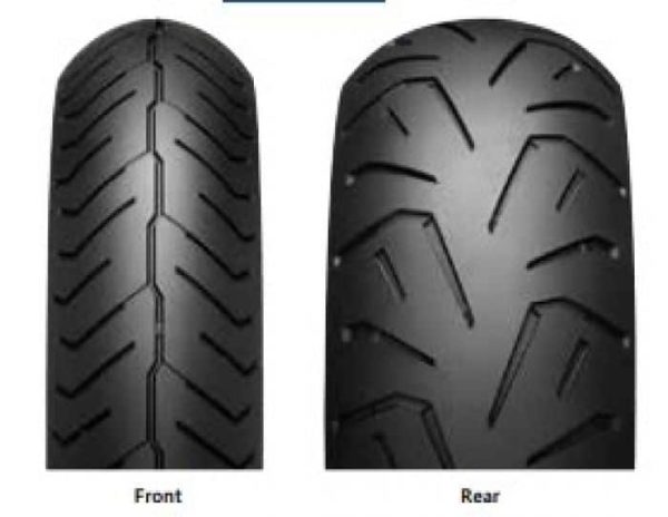 130/70R-18 Bridgestone Exedra G853F Radial Front Tire - Image 3