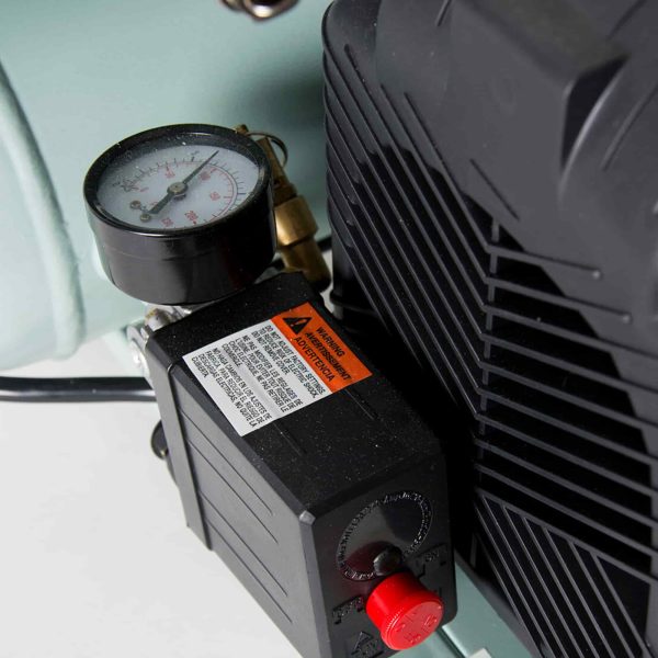Metabo HPT 4-Gallon Single Stage Portable Corded Electric Twin Stack Air Compressor - Image 8