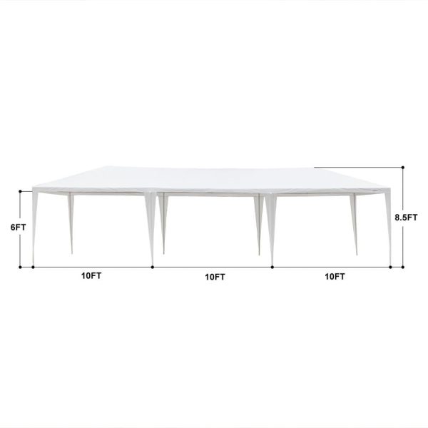 Zimtown 10 x30  Canopy install Gazebo Wedding Party Tent with Removable Sidewall Outdoor - Image 2