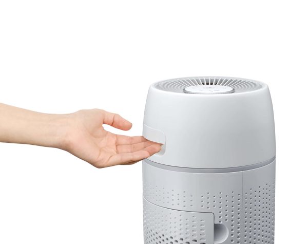 HOMEDICS 3-Speed Ionic White HEPA Air Purifier ENERGY STAR (Covers: 266-sq ft) - Image 4
