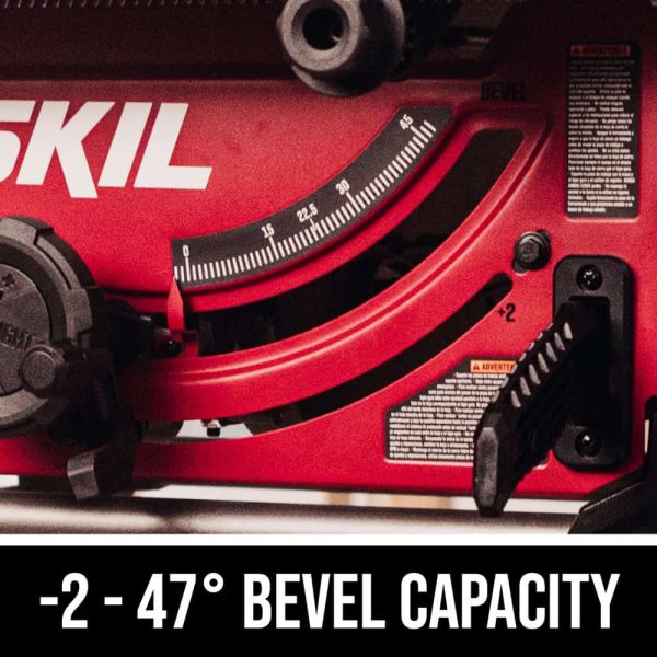 SKIL 10-in 15-Amp Portable Jobsite Table Saw with Folding Stand - Image 6