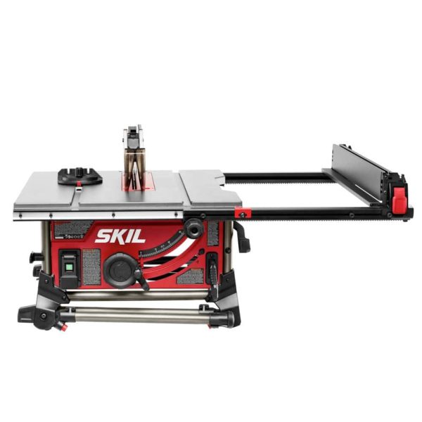 SKIL 10-in 15-Amp Portable Jobsite Table Saw with Folding Stand - Image 8