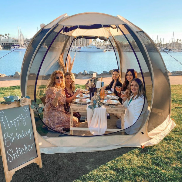 10 x10  Gazebo Pop Up with Mosquito Netting Portable Beige - Image 6