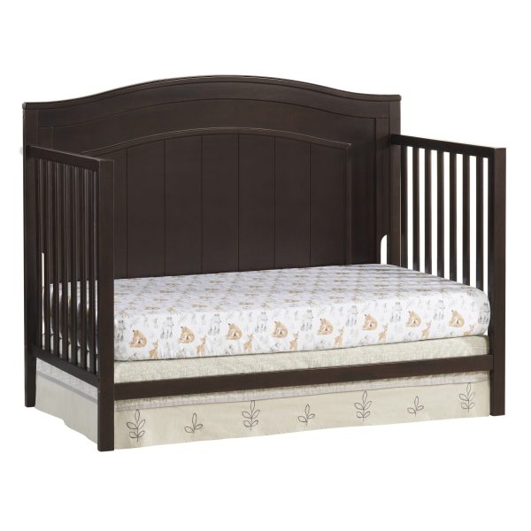 Oxford Baby North Bay 4-in-1 Convertible Crib, Espresso Brown, GREENGUARD Gold Certified, Wooden Crib - Image 6