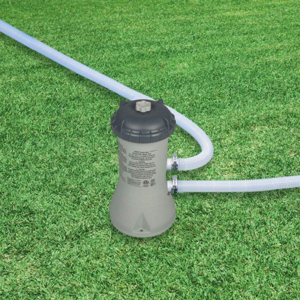 1000 GPH Pool Cartridge Filter Pump   Maintenance Kit with Vacuum Skimmer - Image 3