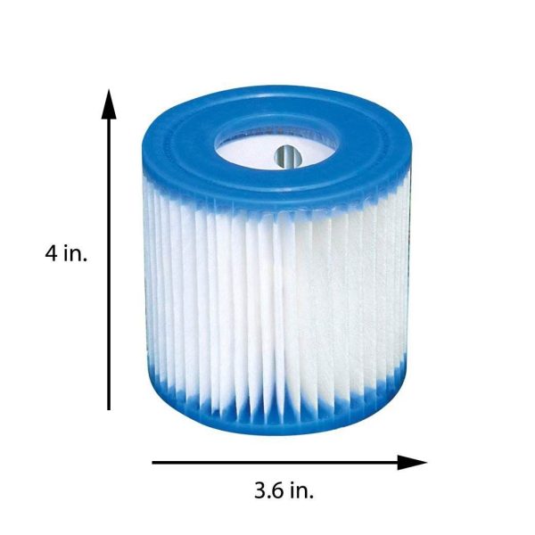 10ft x 10ft x 30in Pool w/ 10 Foot Round Pool Cover and Filter Cartridge - Image 12