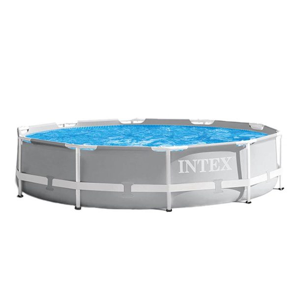 10ft x 10ft x 30in Pool w/ 10 Foot Round Pool Cover and Filter Cartridge - Image 2