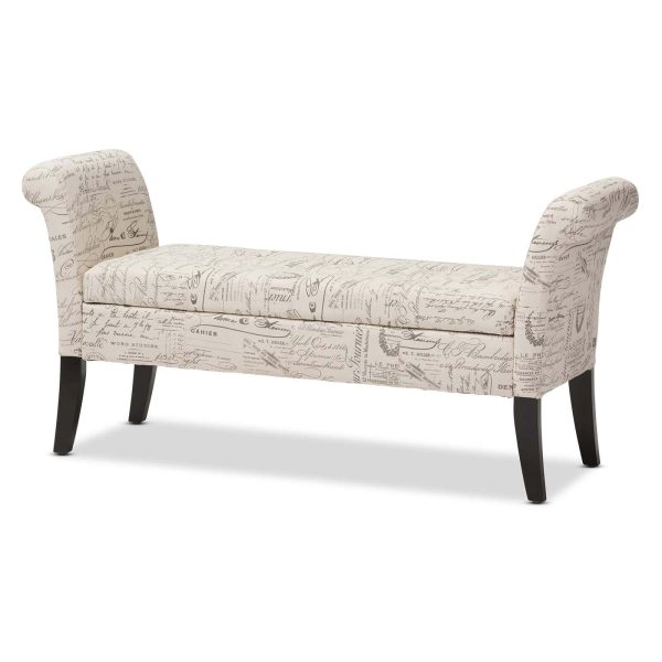 Baxton Studio Avignon Storage Ottoman Bench - Image 7