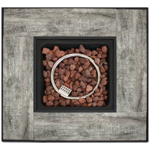 Decor 28-in W 40000-BTU Brown Portable Steel Propane Gas Fire Pit Table - Image 10